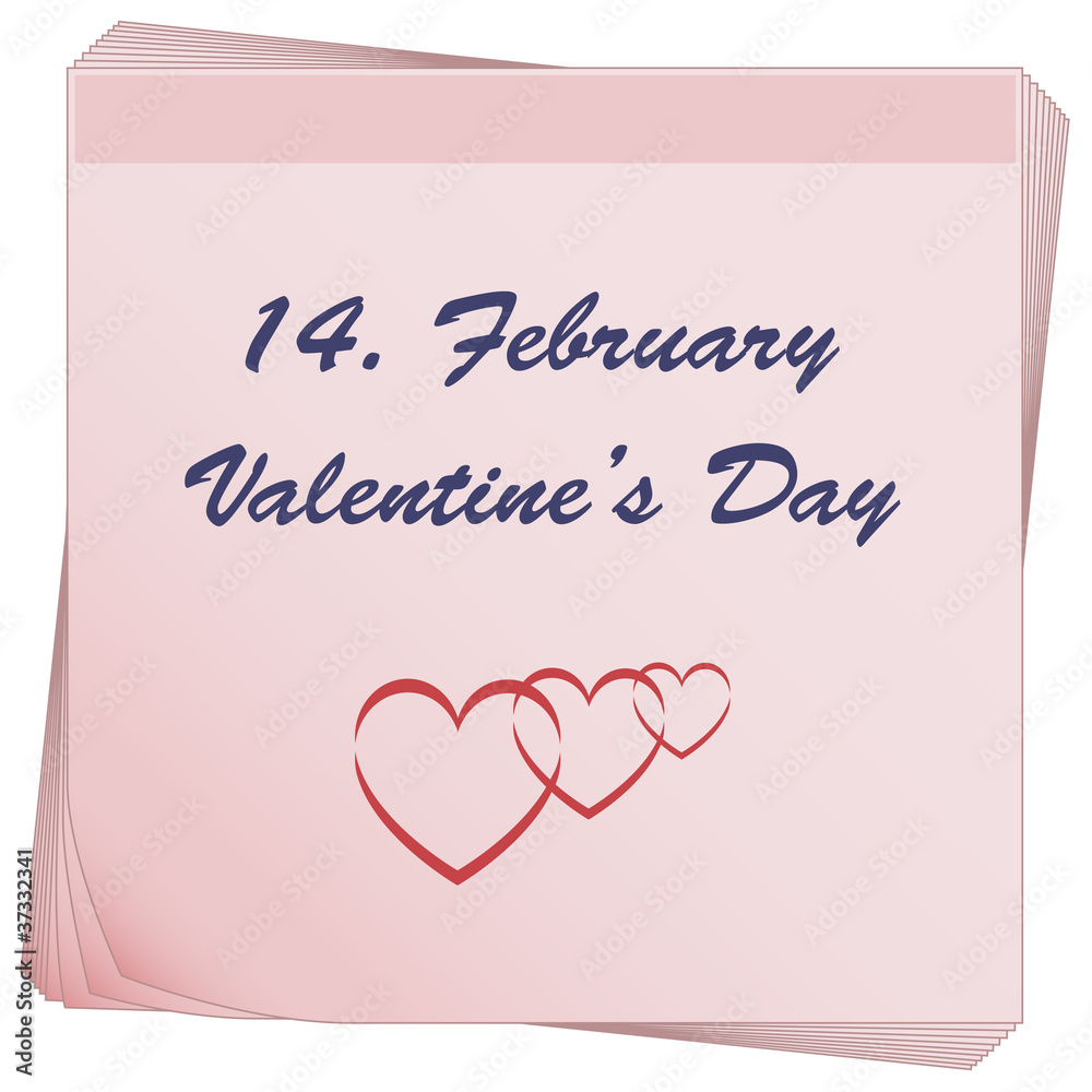 valentine note paper