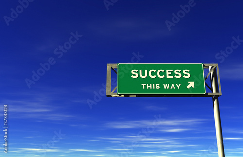 Success - Freeway Exit Sign