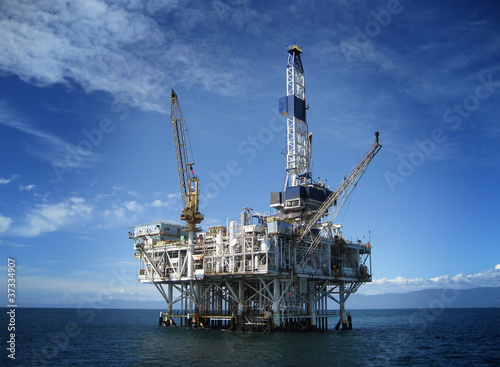 Offshore Oil Rig Drilling Platform