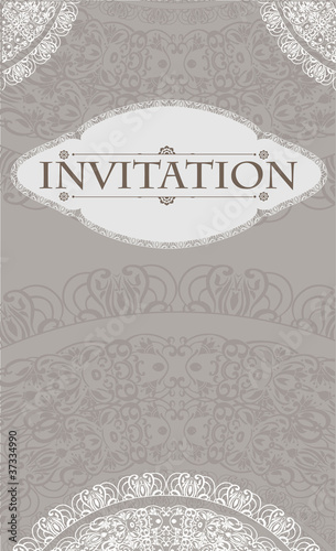 invitation card vector