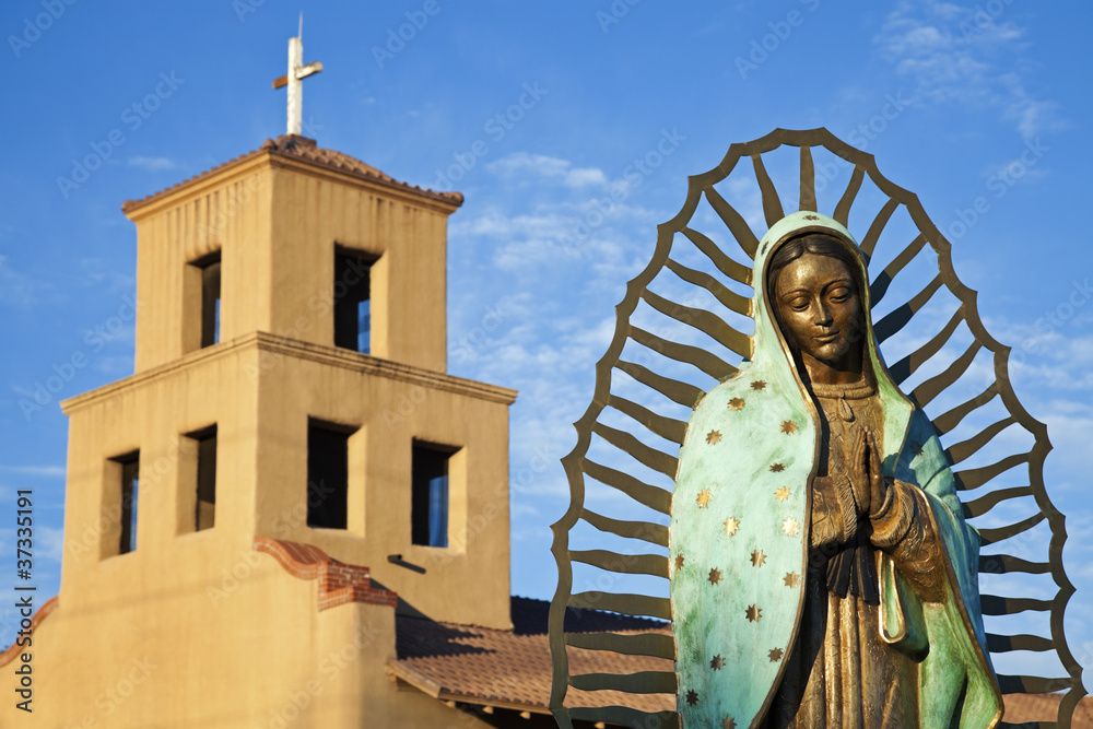 Naklejka premium Mary Of Guadalupe