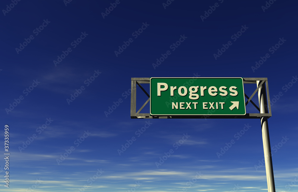Progress Freeway Sign