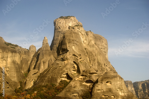 Meteora rocks, Kastraki, Greece