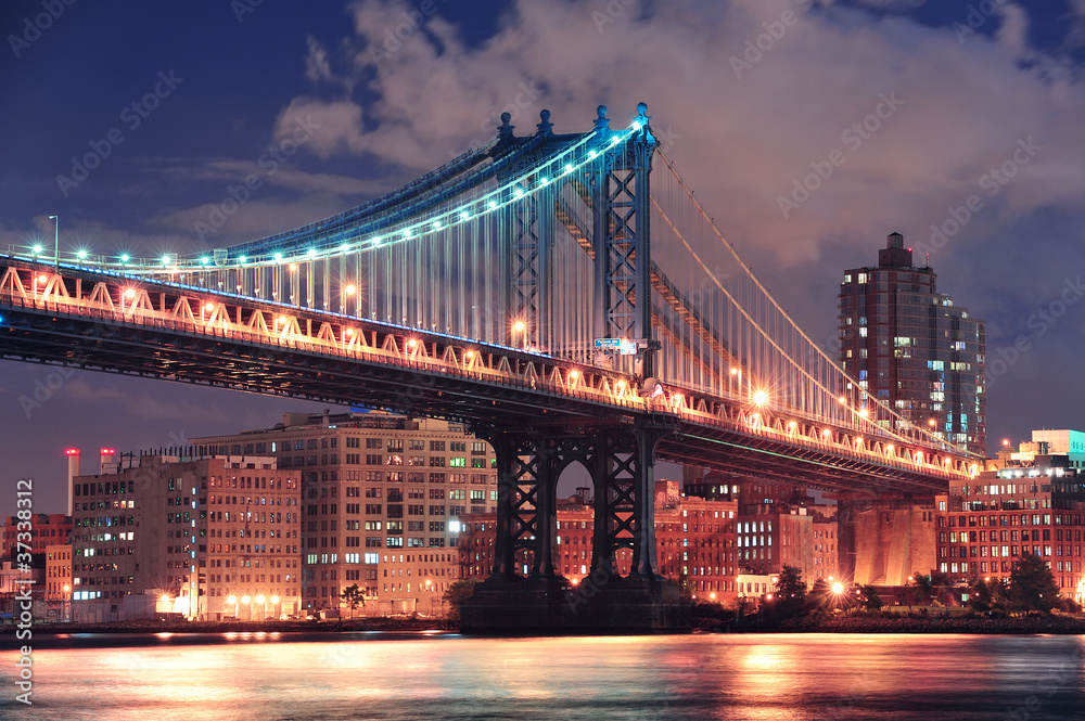Naklejka premium Manhattan Bridge