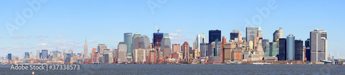 City New York City Manhattan Panorama