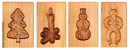 images carved in wood