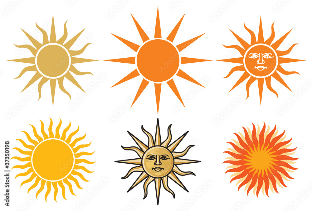 Suns. Elements for design Suns. Elements for design