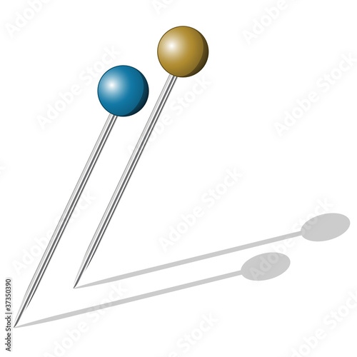 vector push pins