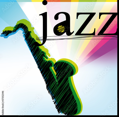 Jazz. Vector illustration
