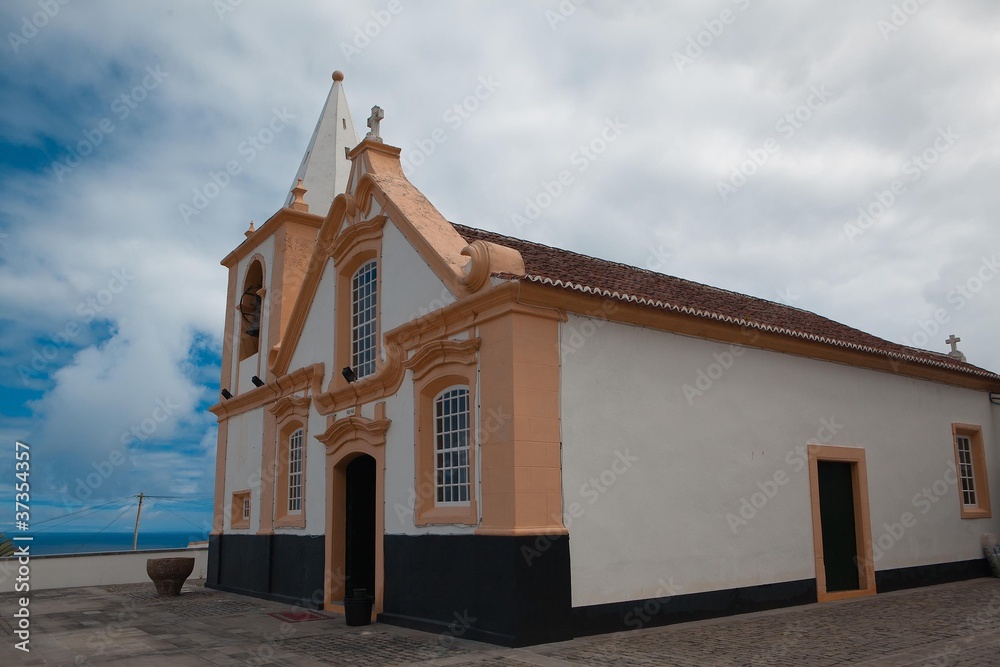 Typical church on Azores island