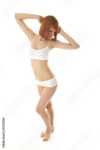 Fitness trainer's body