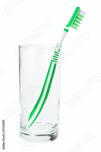 Toothbrush in Glass