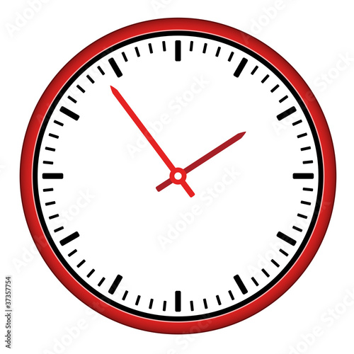 vector clock face - easy change time