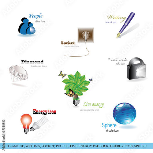 Vector collection of vector icons