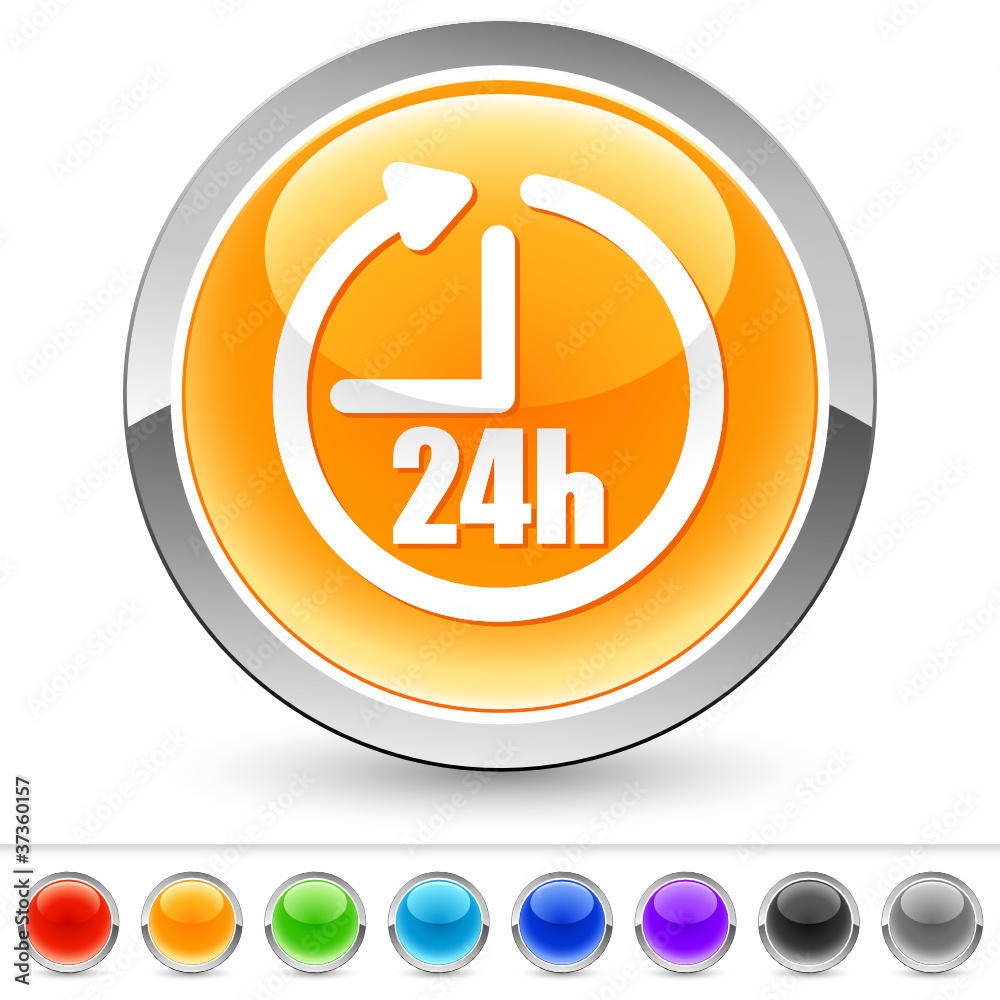 24 Stunden, rund um die Uhr Adobe Stock