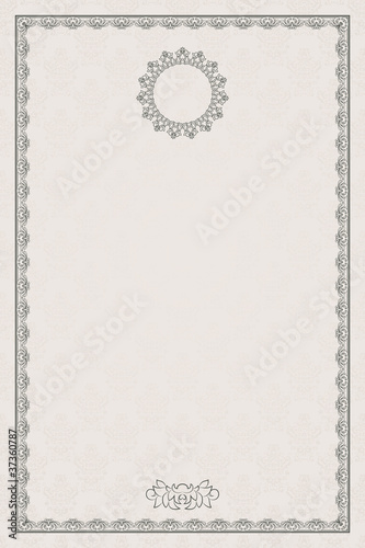 Vintage diploma