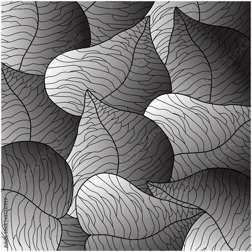 Vector  textured - leaf background