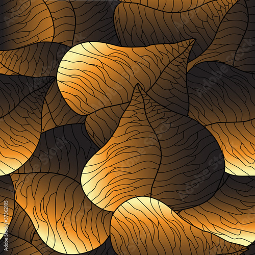Vector seamless textured - leaf background
