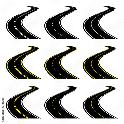 vector roads