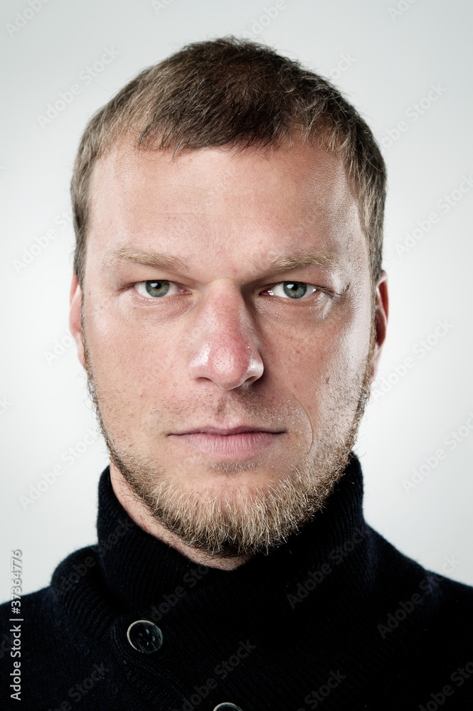 Fototapeta premium real normal person portrait
