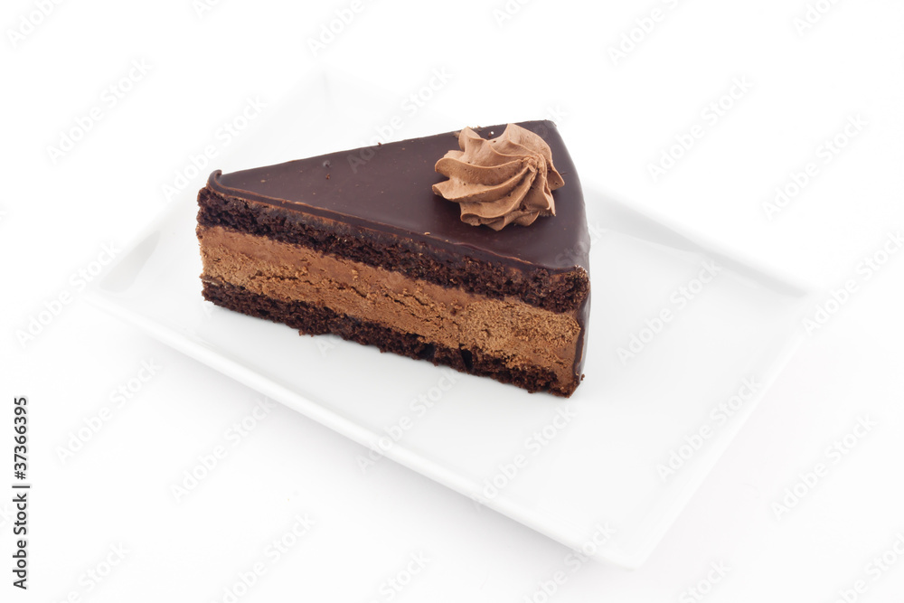 a slice of chocolate cake a slice of chocolate cake