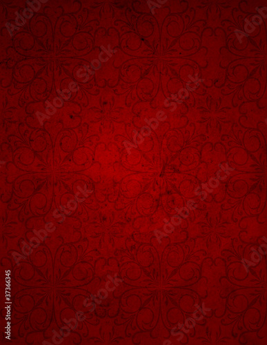 Conceptual red old paper background