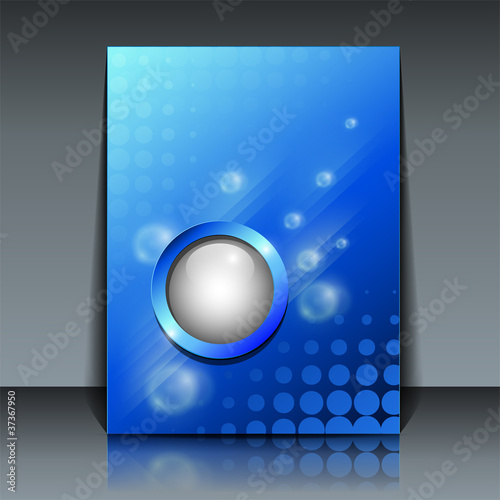 Flyer design, vector background.
