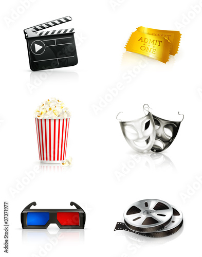 Film, icon set