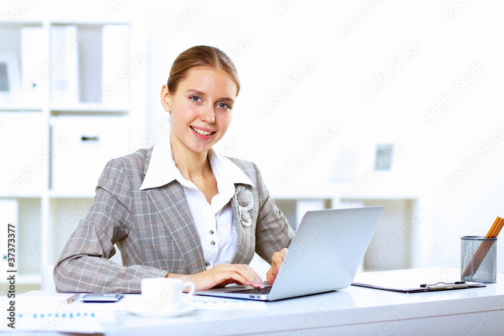 Business woman in office Business woman in office