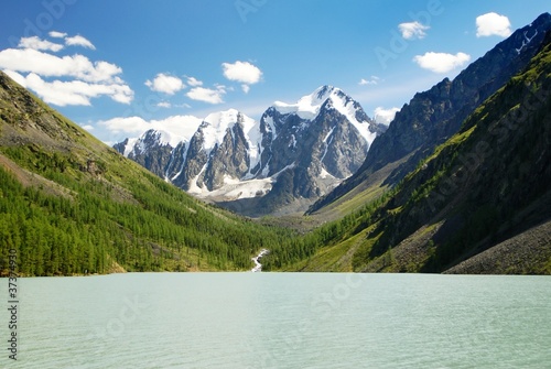 savlo or szavlo valley in altai range - russia