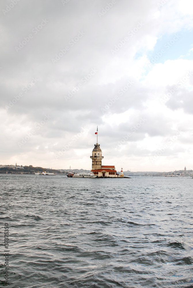 maiden's  tower in istanbul