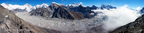 view of everest from gokyo ri