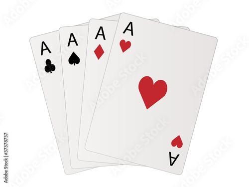 vector aces isolated