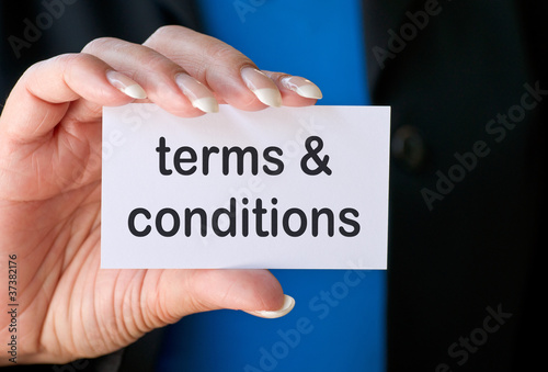 terms and conditions photo