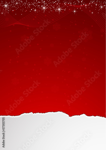 Cartolina Natale con strappo