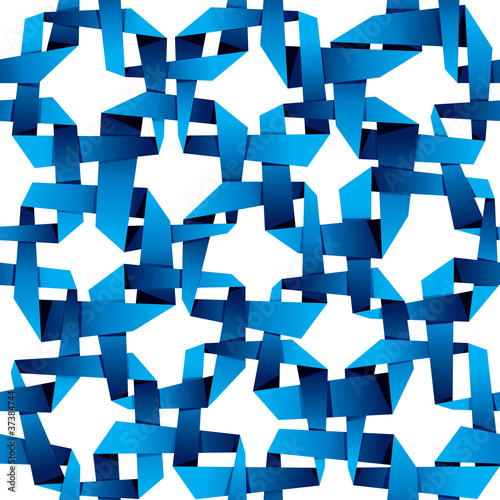 Origami style seamless patt...