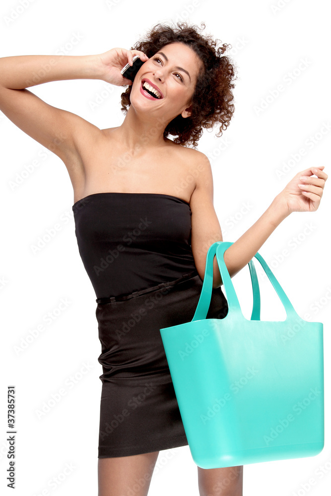 Frau beim Shoppen