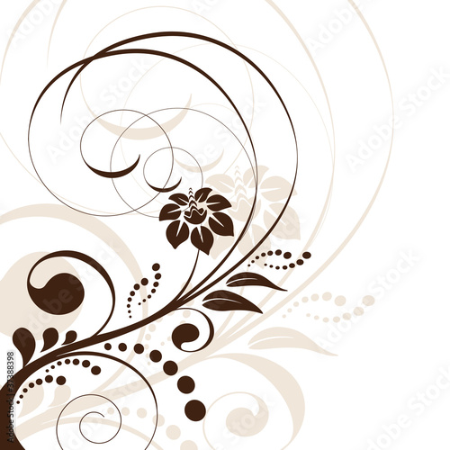 Vector floral background