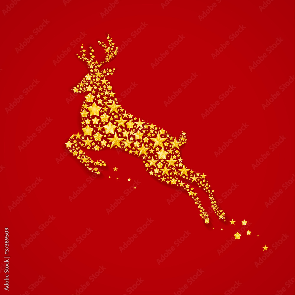 Abstract white deer Abstract white deer