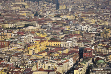 Fototapete Europa Neapel Luftaufnahme der Küstenstadt Italien  © Tommaso Lizzul