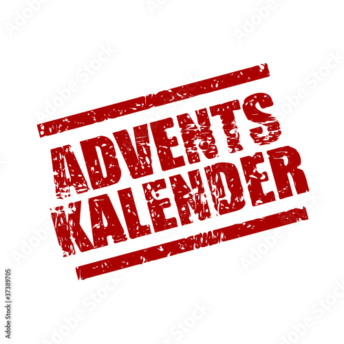 stempel eckig adventskalender I