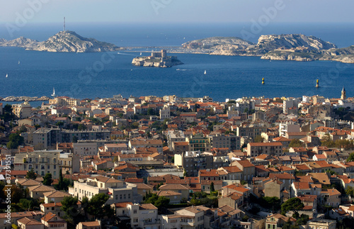 Marseille, vue de Notre Dame de la Garde.