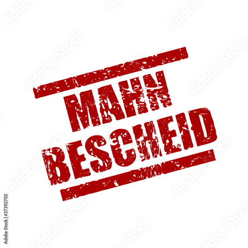 stempel eckig mahnbescheid I