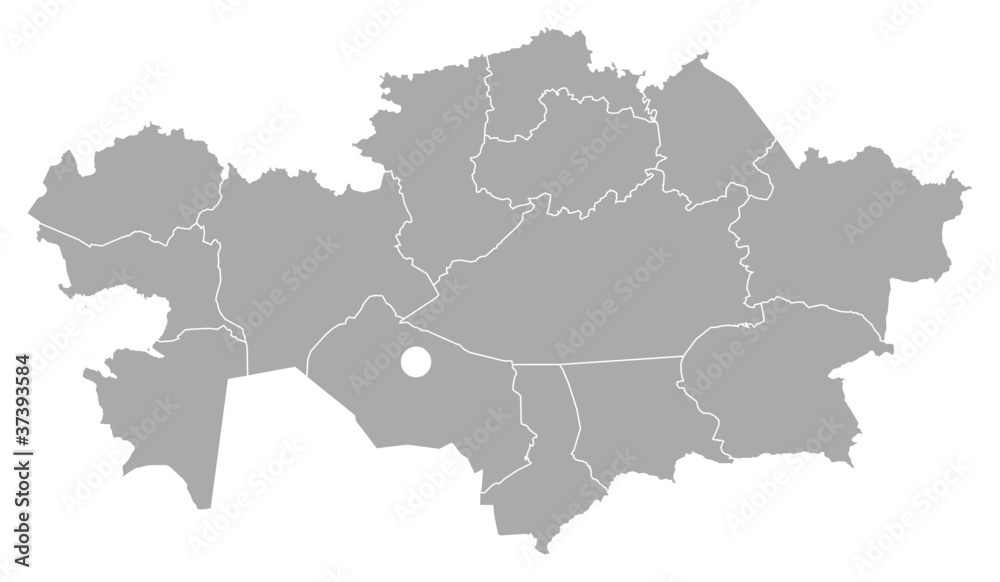 Map of Kazakhstan Map of Kazakhstan