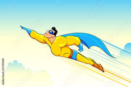 Flying Superhero