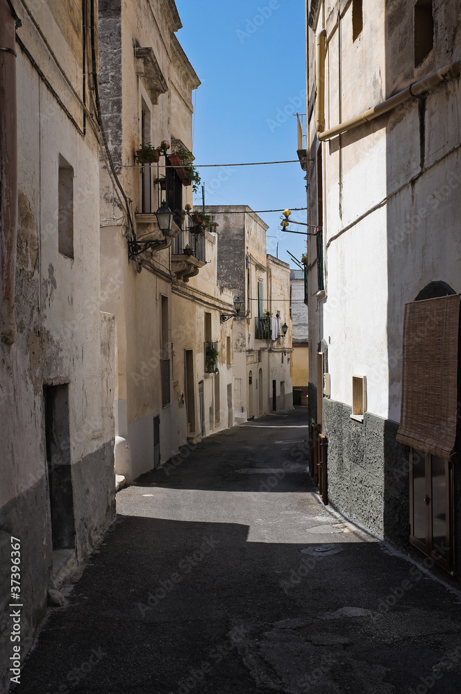 Alleyway. Grottaglie. Puglia. Italy.