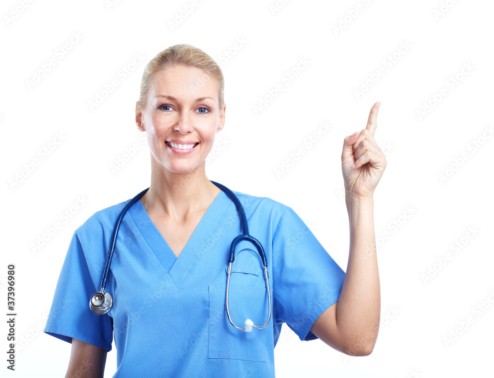 Professional medical woman doctor. Professional medical woman doctor.