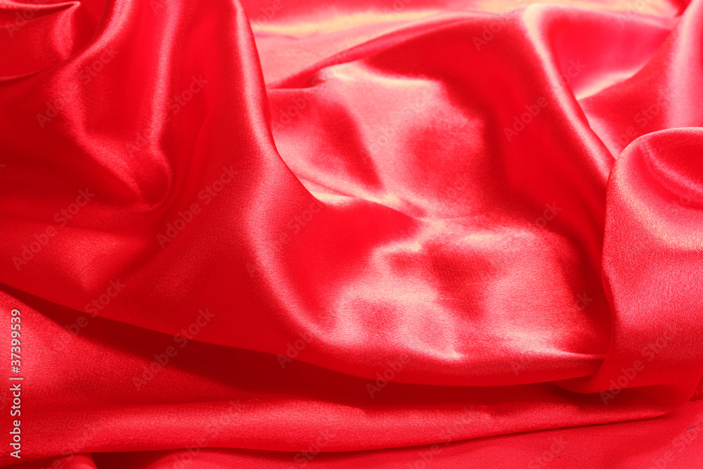 Red silk satin background Red silk satin background