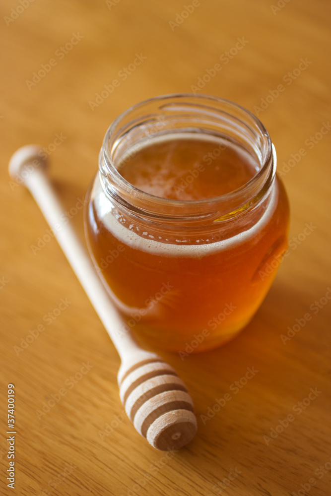 Real honey with stick Real honey with stick