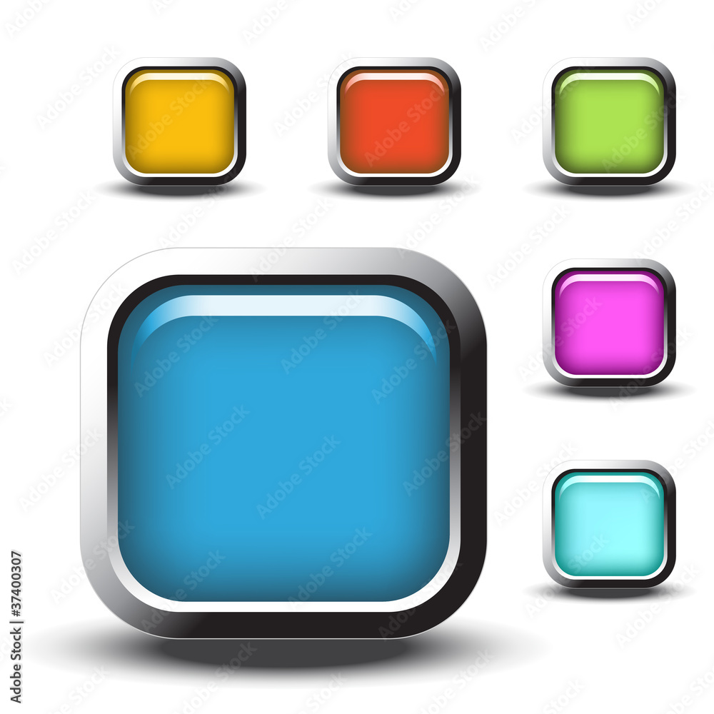 Vector web buttons Vector web buttons